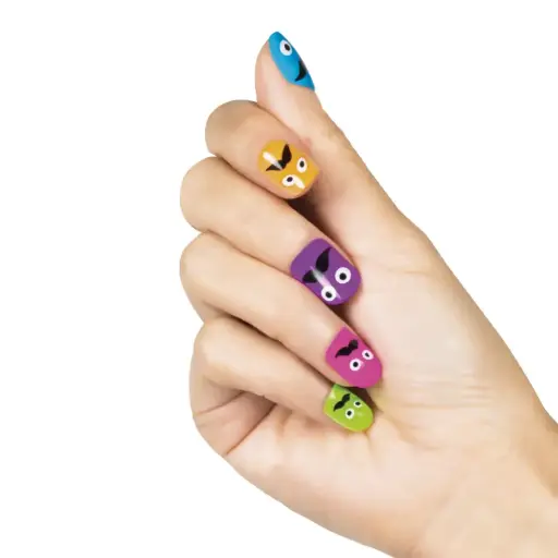 Set de 24 faux ongles fantaisies 
