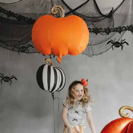 [PARFB306] Ballon Citrouille orange 62x59 cm
