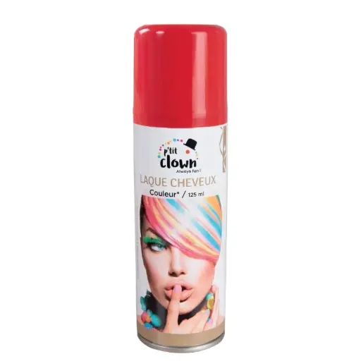 [PCL72034] Spray coloré rouge pour cheveux 
