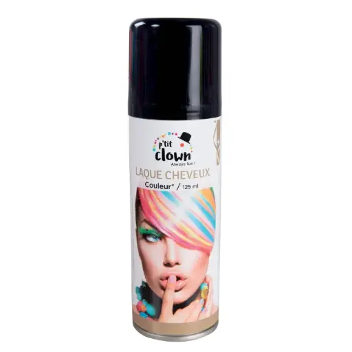 [PCL72043] Spray coloré noir pour cheveux 