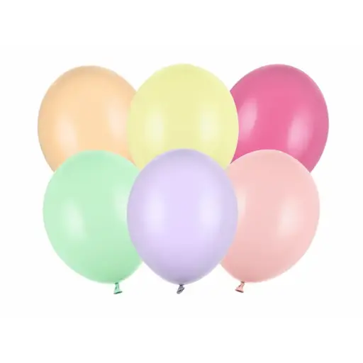 [PARSB14P-000-50] 50 ballons latex 30 cm multicolores pastel 