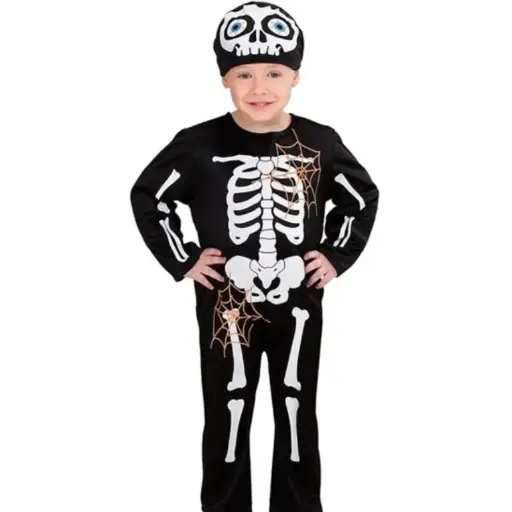 Déguisement bébé squelette