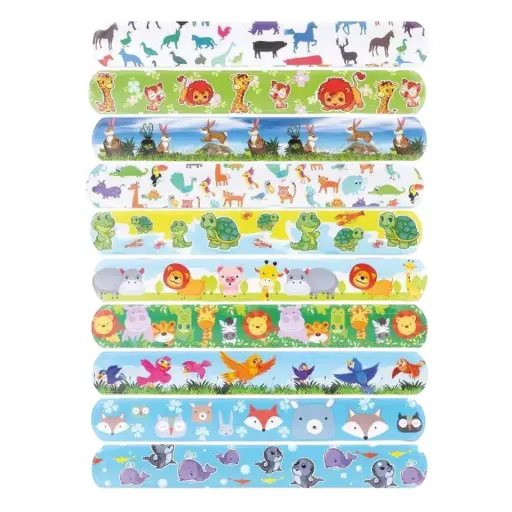 [PCL23467] Lot de 6 bracelets clap animaux