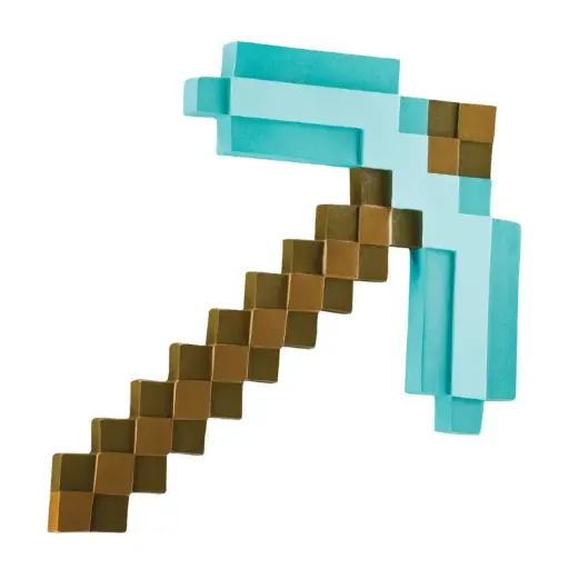 [PCL24789] Pioche émeraude Minecraft™