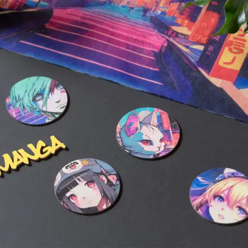 [SAN8480/0-99] Décoration de table Manga