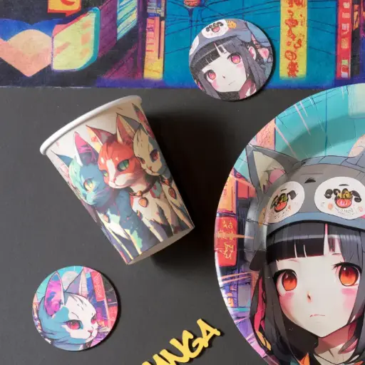 [SAN8482/0-99] Gobelets Manga