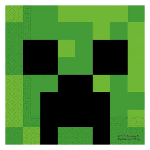 [GLO95443] Serviettes Creeper Minecraft™