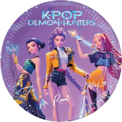 [GLO98638] Assiettes Kpop Demon Hunters