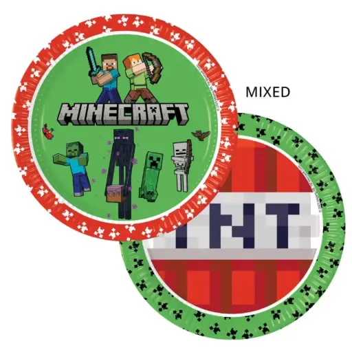 [GLO95441] Assiettes Minecraft™ Next Generation