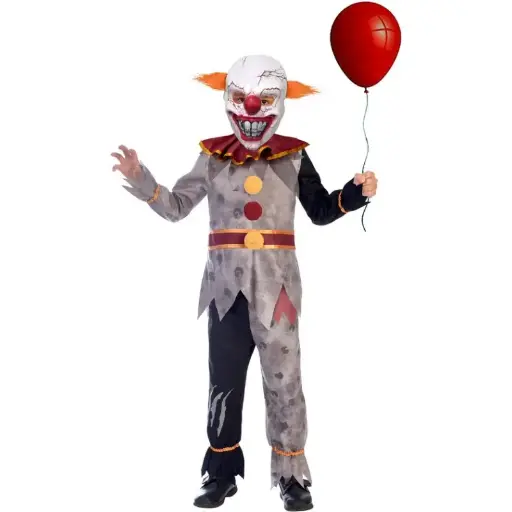 [AMS9905063] Déguisement garçon Clown horrifique