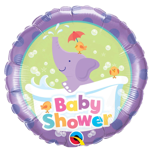 [ABC13912] Ballon "Baby Shower" Elephant 18"