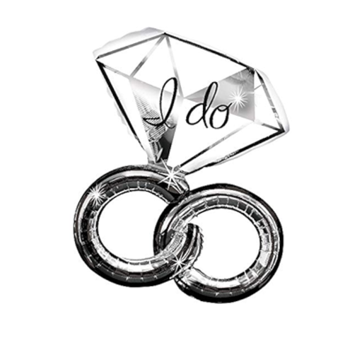 [AMS2466201] Ballon bague "I do" - Mariage