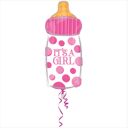 [AMS2680101] Ballon biberon "It's a Girl" 58 cm