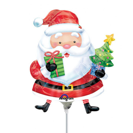 [AMS2727202] Mini-shape ballon tige Père Noël