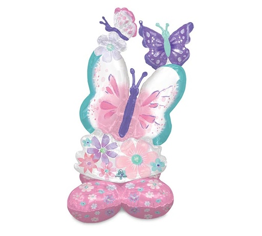 [AMS4280911] Ballon Airloonz Papillons pastel 71 x 111 cm