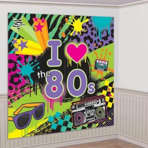 [AMS671223] Décoration murale I ♥ the 80's