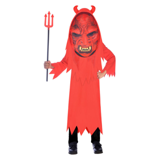 [AMS9907129] Costume Diable Big Head 10-12 ans
