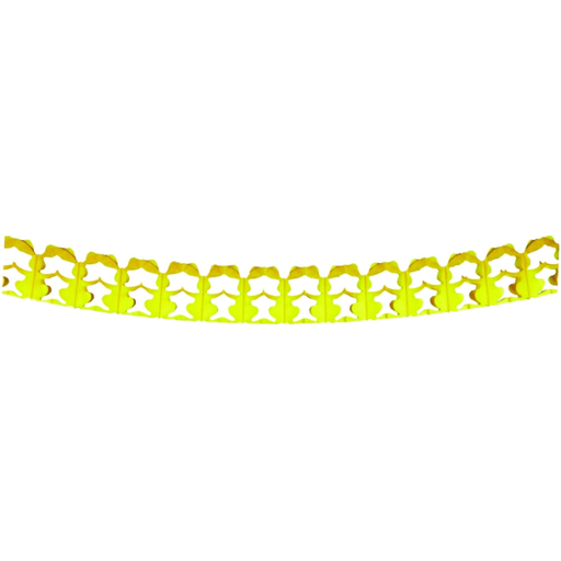 [APT24031] Guirlande Lapins jaune en papier 4 m
