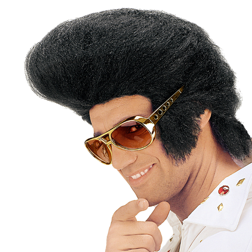 [WID6238E] PERRUQUE ROI DU ROCK N ROLL