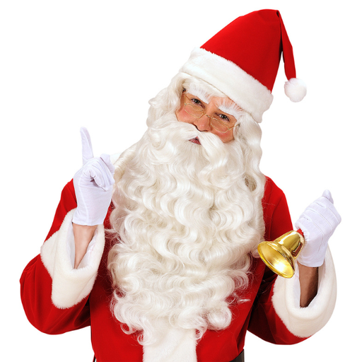 [WIDS0785] Perruque Père-Noël avec barbe, moustache et sourcils