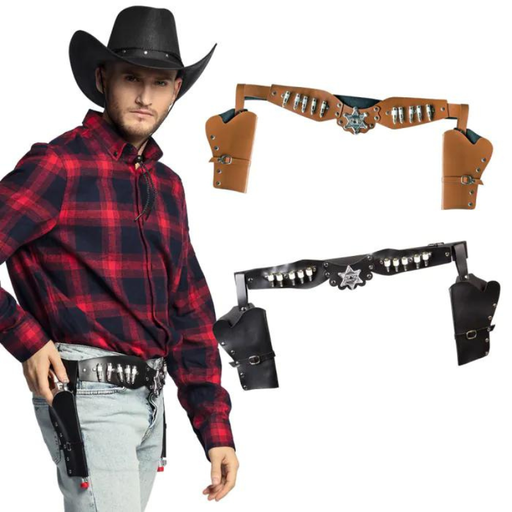[BOL00583] Holster de Cowboy - 2 couleurs assorties