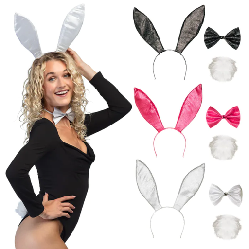 [BOL52282] Set d'acccessoires de Lapine - 3 couleurs ass.