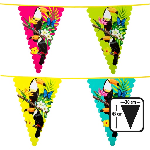 Toucan - décoration tropicale - Partyshop Luxembourg