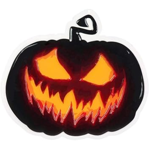 [BOL72303] PVC décoration murale Creepy Pumpkin