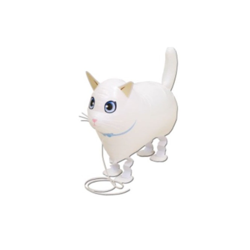 [BWSR8944] WALKING BALLOON - CHAT BLANC