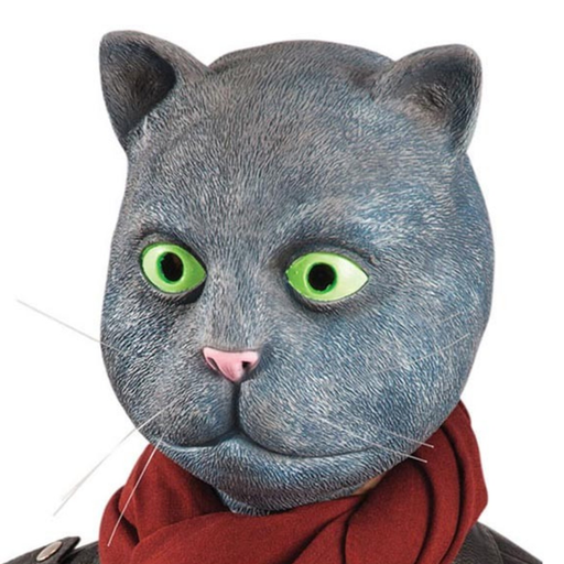 [CAR01452] MASCHERA GATTO IN LATTICE C/CAV.