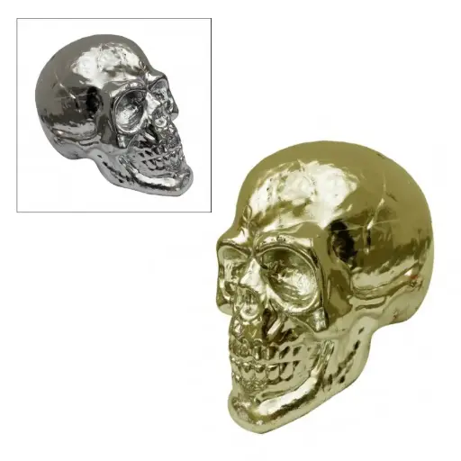 tete de mort or 17 cm