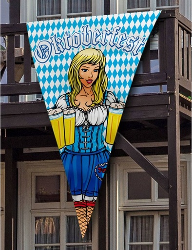 [FOL61471] Méga Fanion Oktoberfest - 90 x 150 cm