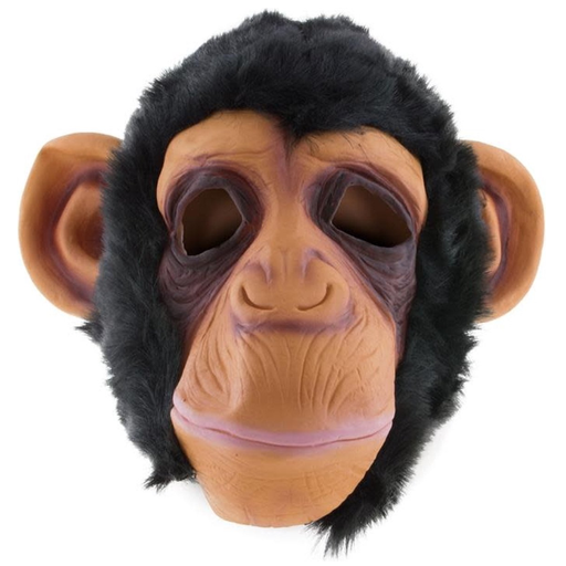 [FUN61858] Masque intégral de singe en latex et peluche