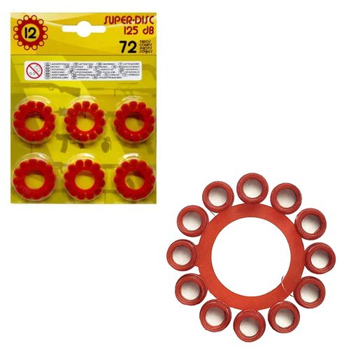 [GON7212/0] Munitions de 6 disques x 12 coups