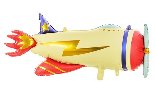 [PARFB108] Ballon alu avion 91 x 39 cm