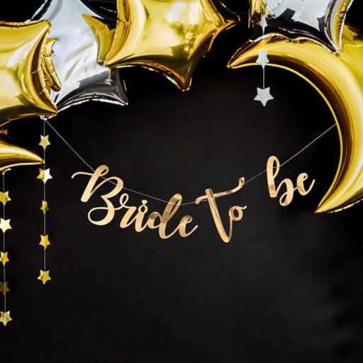 [PARGRL85-019M] Guirlande "Bride to Be" or