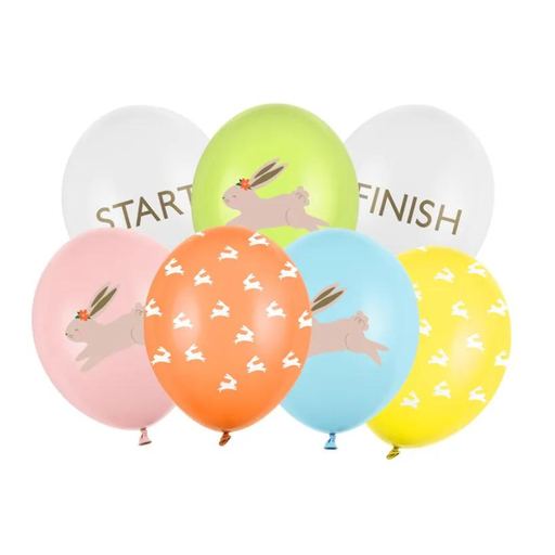 [PARSB14P-325-000-7] Ballons latex Pâques 30 cm