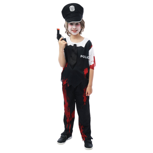[PCL22096] PCLCostume policier ensanglanté - enfant - 10/12 ans