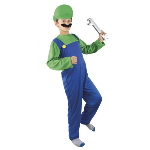 [PCL60361] Déguisement de Plombier vert pour ado 