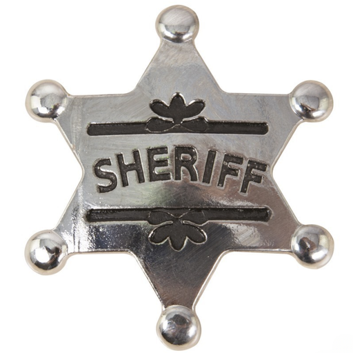 [PCL70108] Etoile de shérif en métal