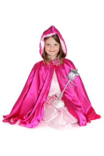 [GRE52225] Cape réversible enfant rose-fushia