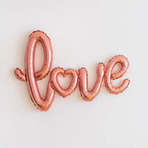 [PMSG35718-P] Ballon "Love" rose gold - 119 cm 