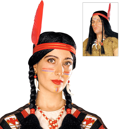 [WID6003D] Perruque d'Amérindien