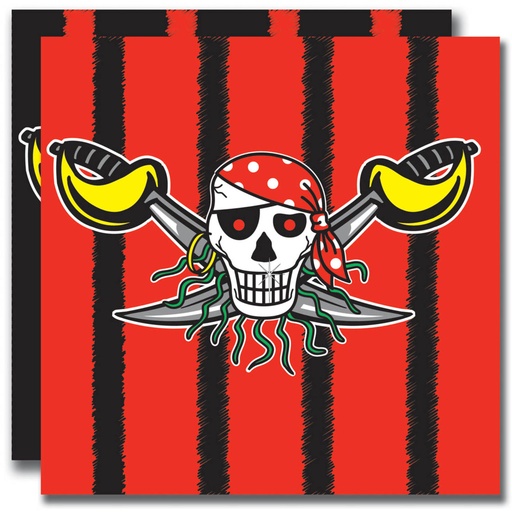 [FOL07642] 20 Serviettes Pirate