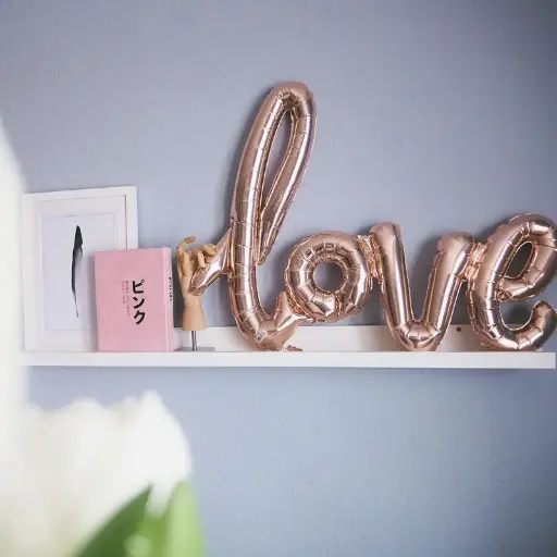 [PMSNSB01287] Ballon love rose gold 16"