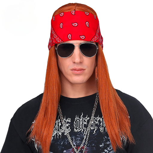 [WID46941] Kit Perruque, Bandana et Lunettes de Soleil