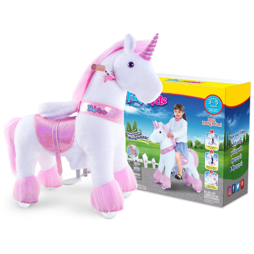 [PONU302] Pony Cycle Licorne Rose 3-5 ans