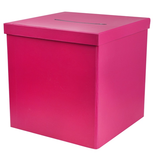 [SAN2911/FUCHSIA] Tirelire fuchsia 20x20x20 cm