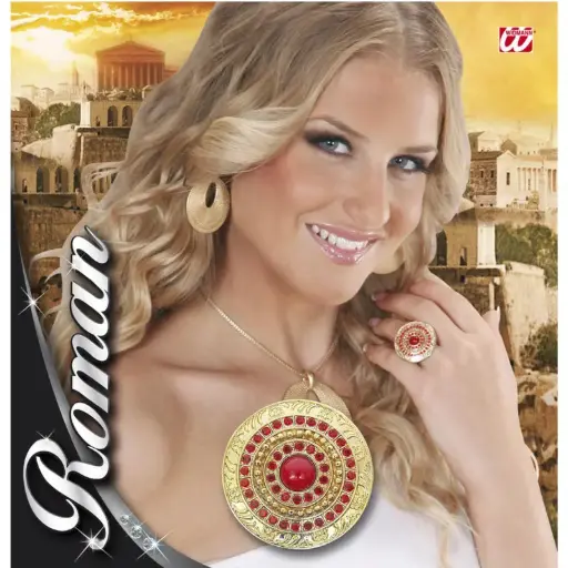 [WID7528F] Bague doré grec/romain