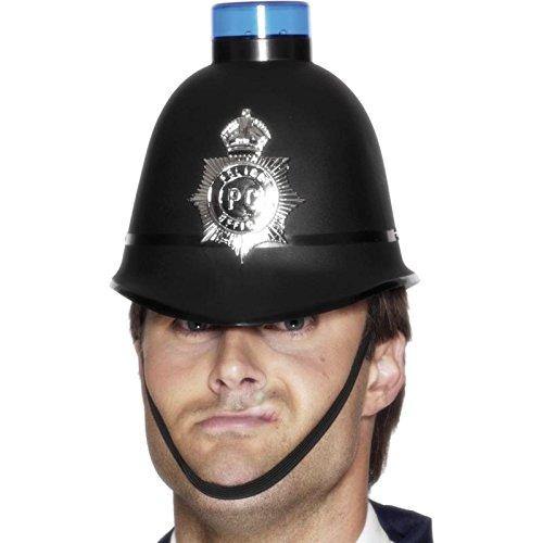 [SMI23280] Casque Policier avec gyrophare bleu